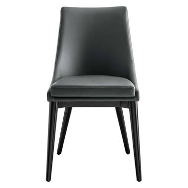 Single black best sale dining chair